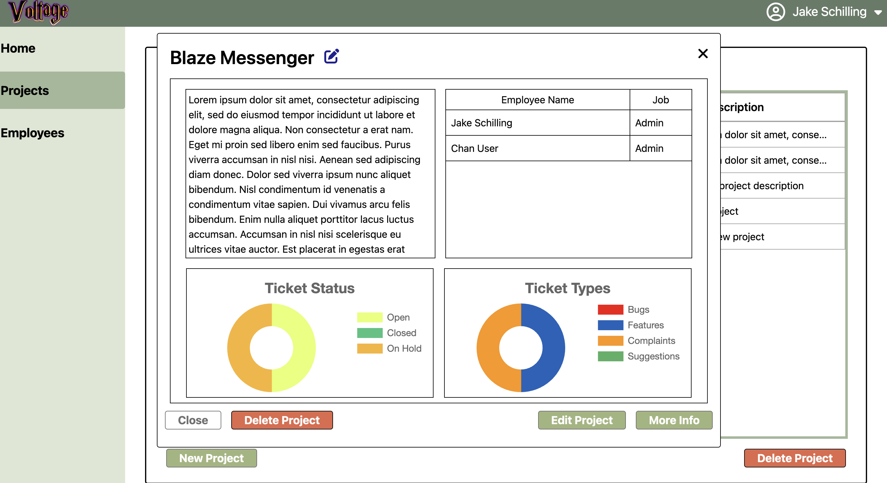 Project Details Modal